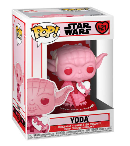 Figurine Funko Pop ! N°421 - Star Wars - Valentines - Yoda W/heart